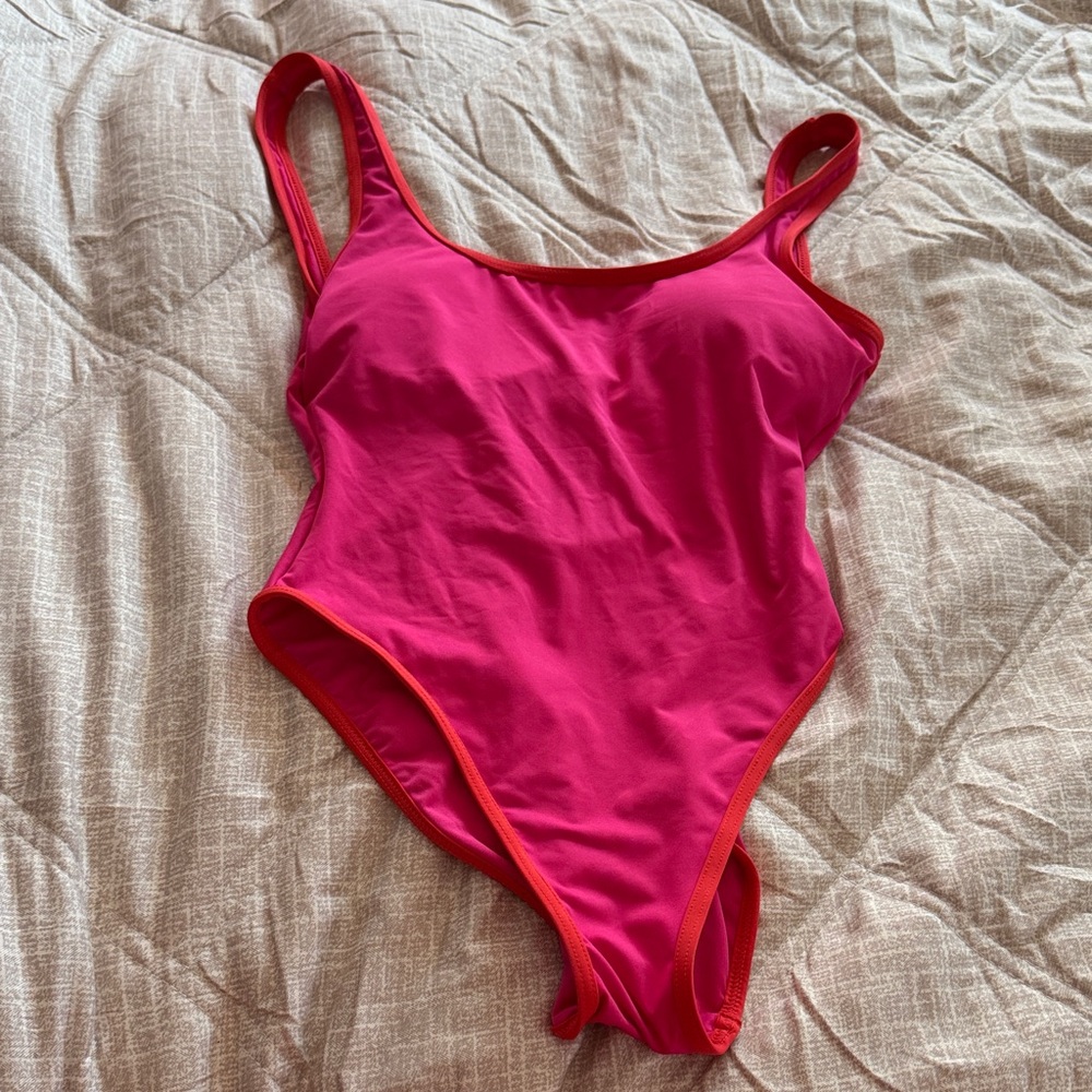 Pink One Piece Swimsuit